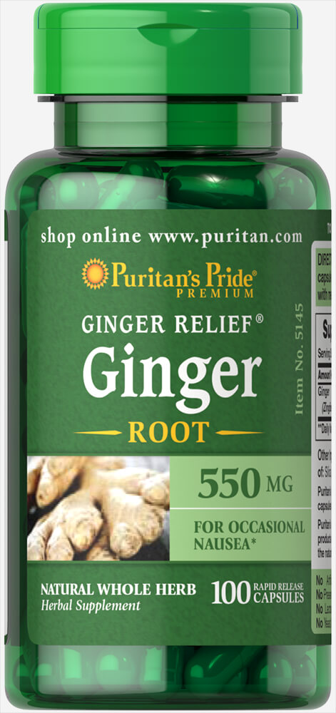 Ginger root 550 mg 100 cap