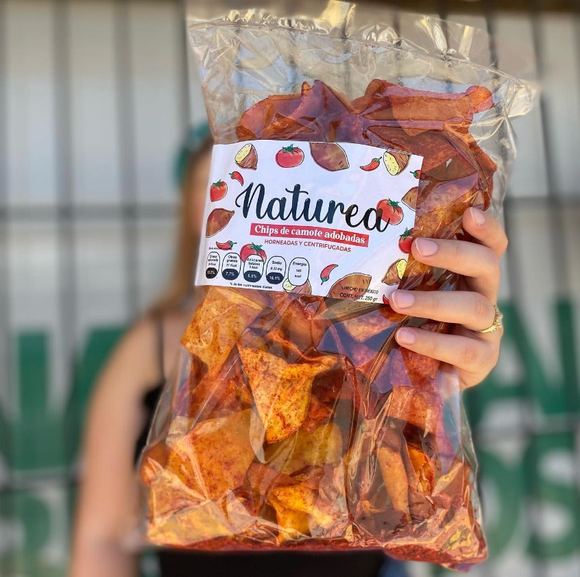 NATUREA CHIPS CAMOTE ADOBADO 250GR