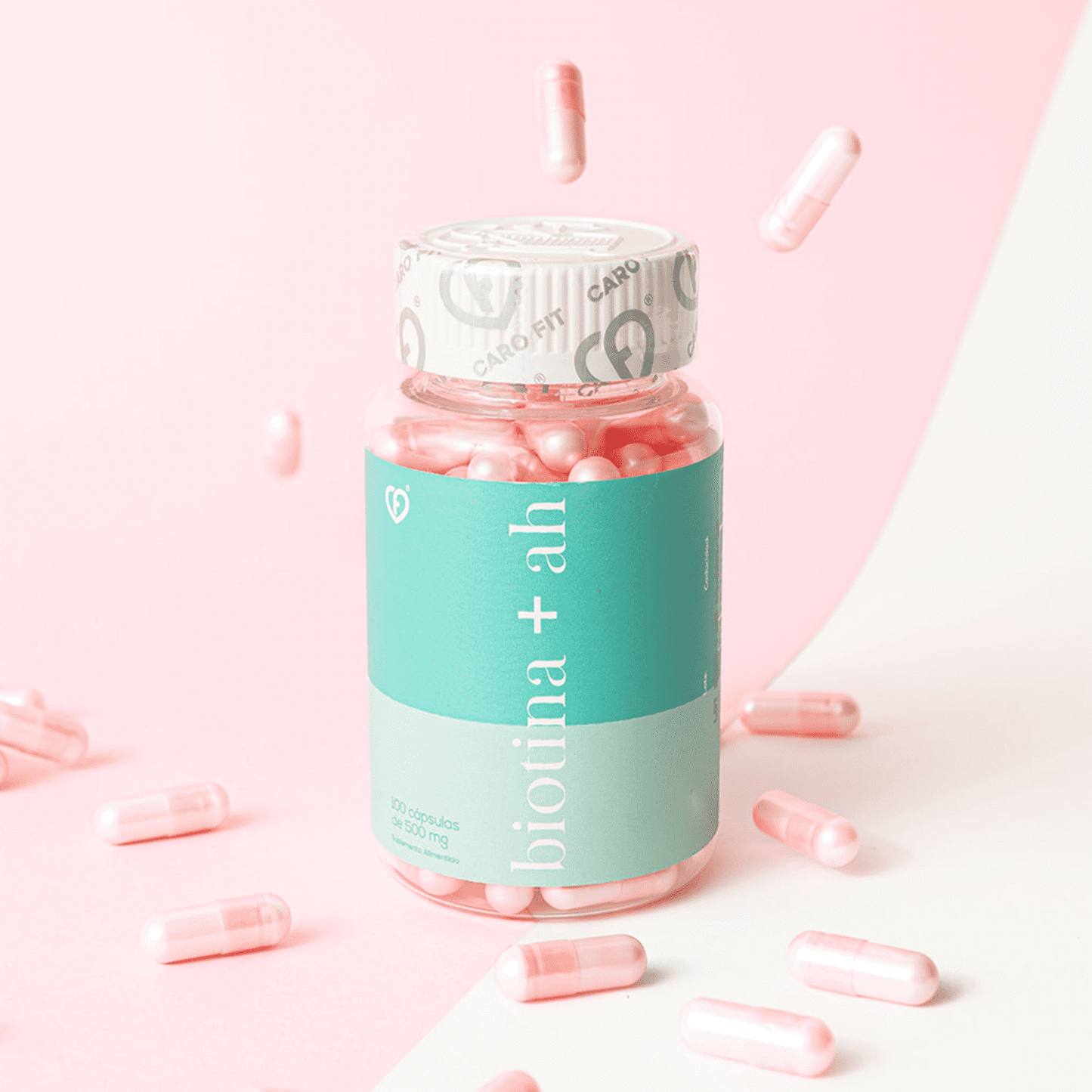 Biotina + ah 500 mg 100 cap CAROFIT