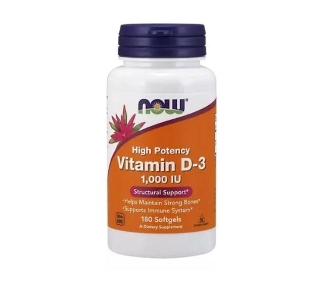 NOW Vitamin D3 1000 IU 180