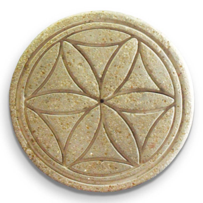 Flor de la vida (portaincienso, portavela o portavaso) ECOBUTIK