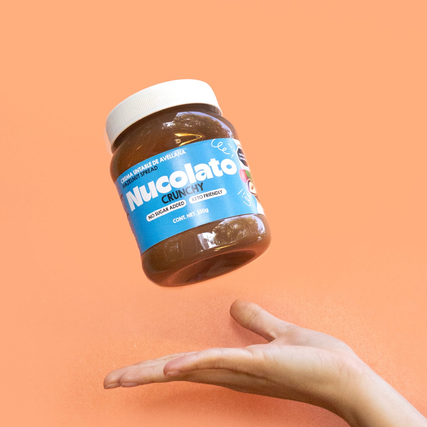 Nucolato Crunchy - Crema de Avellana Keto