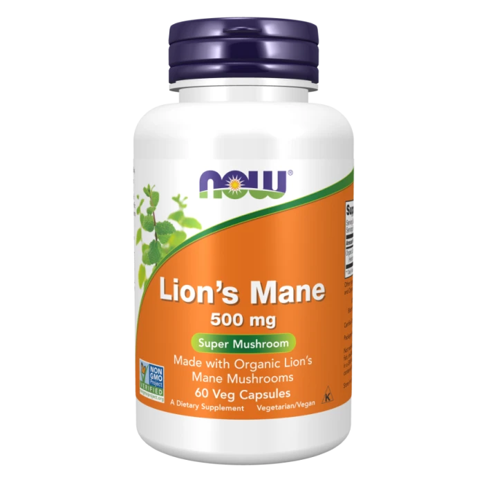 NOW Lion's Mane 500 mg 60caps