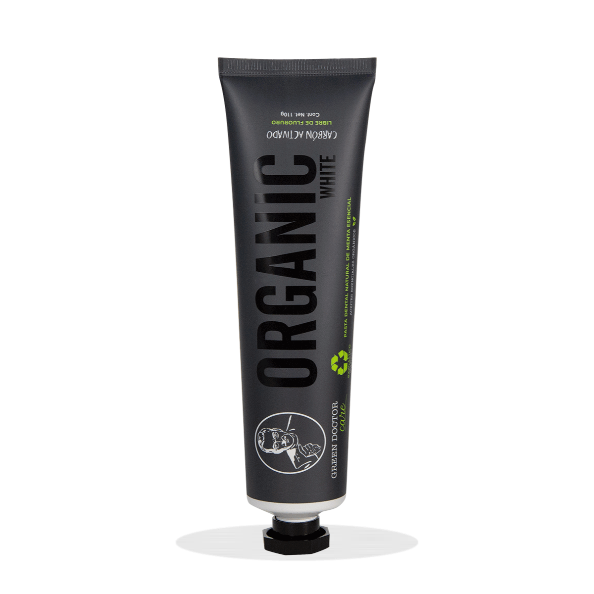 Pasta Dental Organic White 110gr GREEN DOCTOR