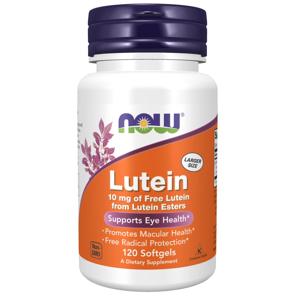 NOW Lutein -- 10 mg - 120 Softgels