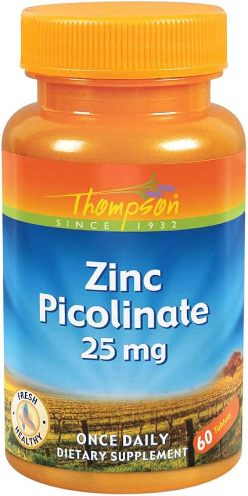 Thompson Zinc Picolinate 25 mg - 60 Tablets