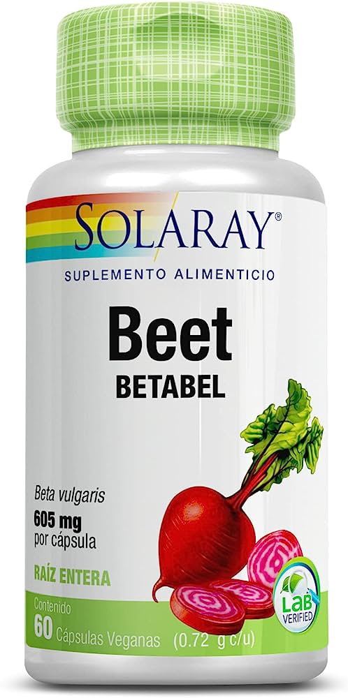 Beet Root betabel 605mg 60caps SOLARAY