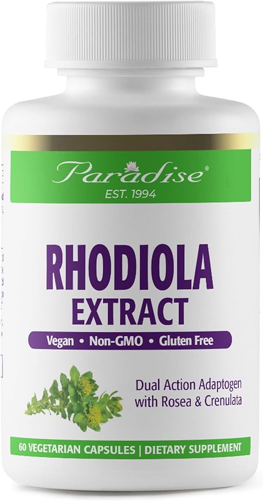 Paradise Rhodiola 60 Vegetarian Capsules
