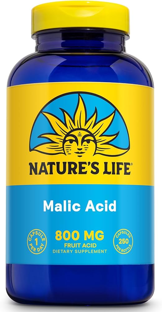 Nature's Life Malic Acid -- 800 mg - 100 Vegetarian Capsules