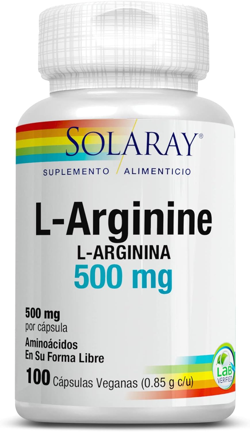 l arginine 500mg 100caps KAL