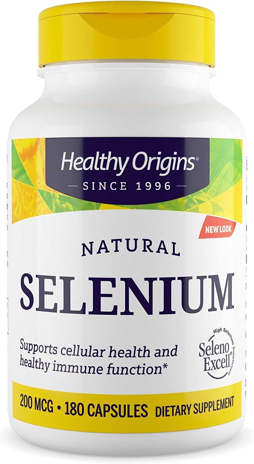 Healthy origins selenium 200mg / 180 Capsulas