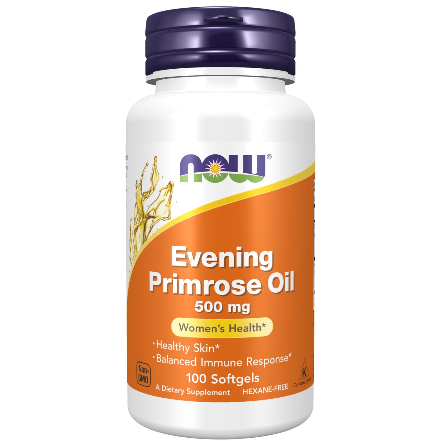 NOW Evening Primrose Oil -- 500 mg - 100 Softgels