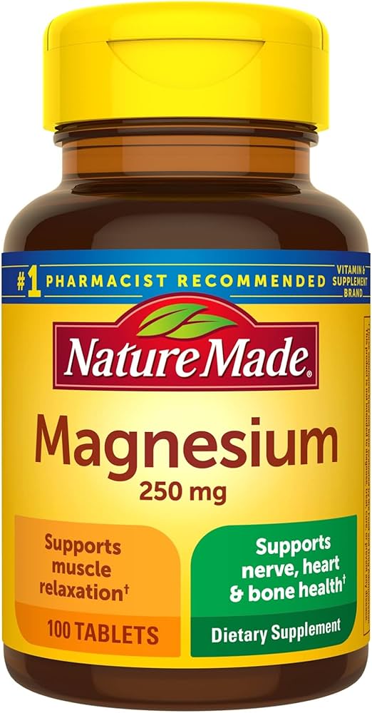 Nature Made Magnesium -- 250 mg - 100 Tablets