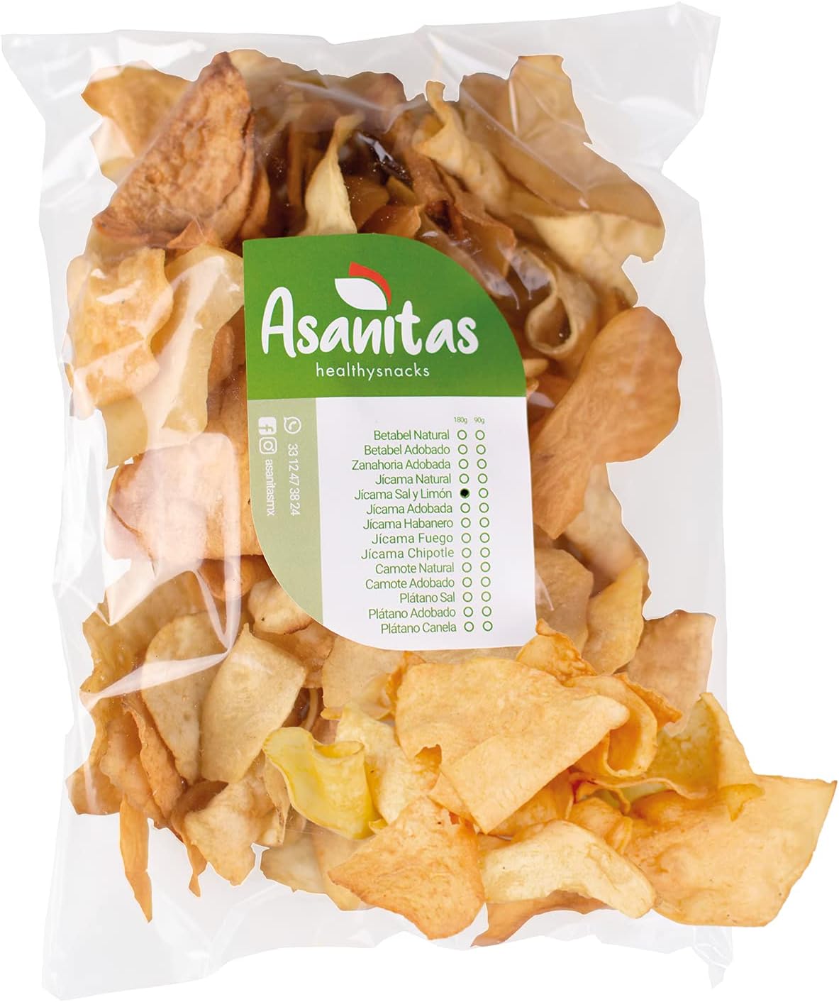 JICAMA LIMON Y SAL 180GR ASANITAS