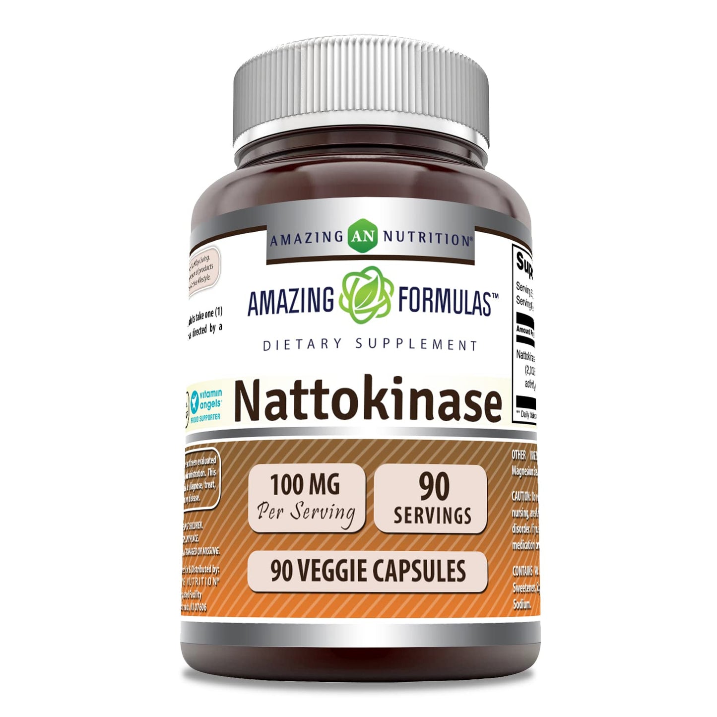 Amazing Nutrition Nattokinase -- 100 mg - 90 Veggie Capsules