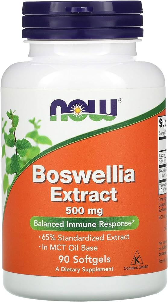 NOW Boswellia Extract -- 500 mg - 90 Softgels