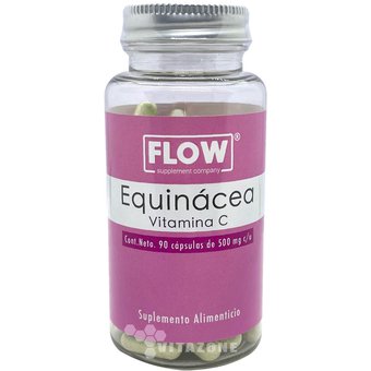 Equinácea - Vitamina C 90caps 500mg FLOW