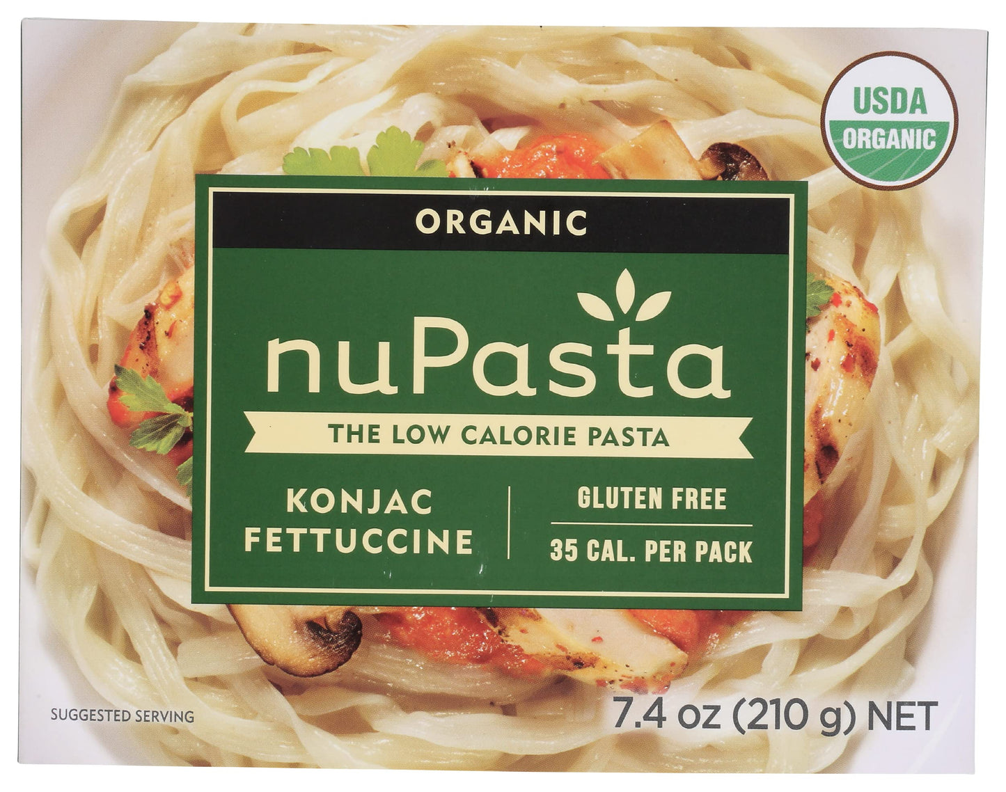 NuPasta Organic Konjac Fettuccine -- 7.4 oz
