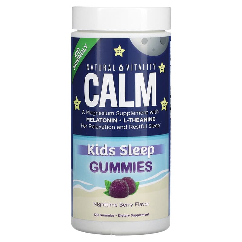 Calm kids sleep 60 gummies berry flavor