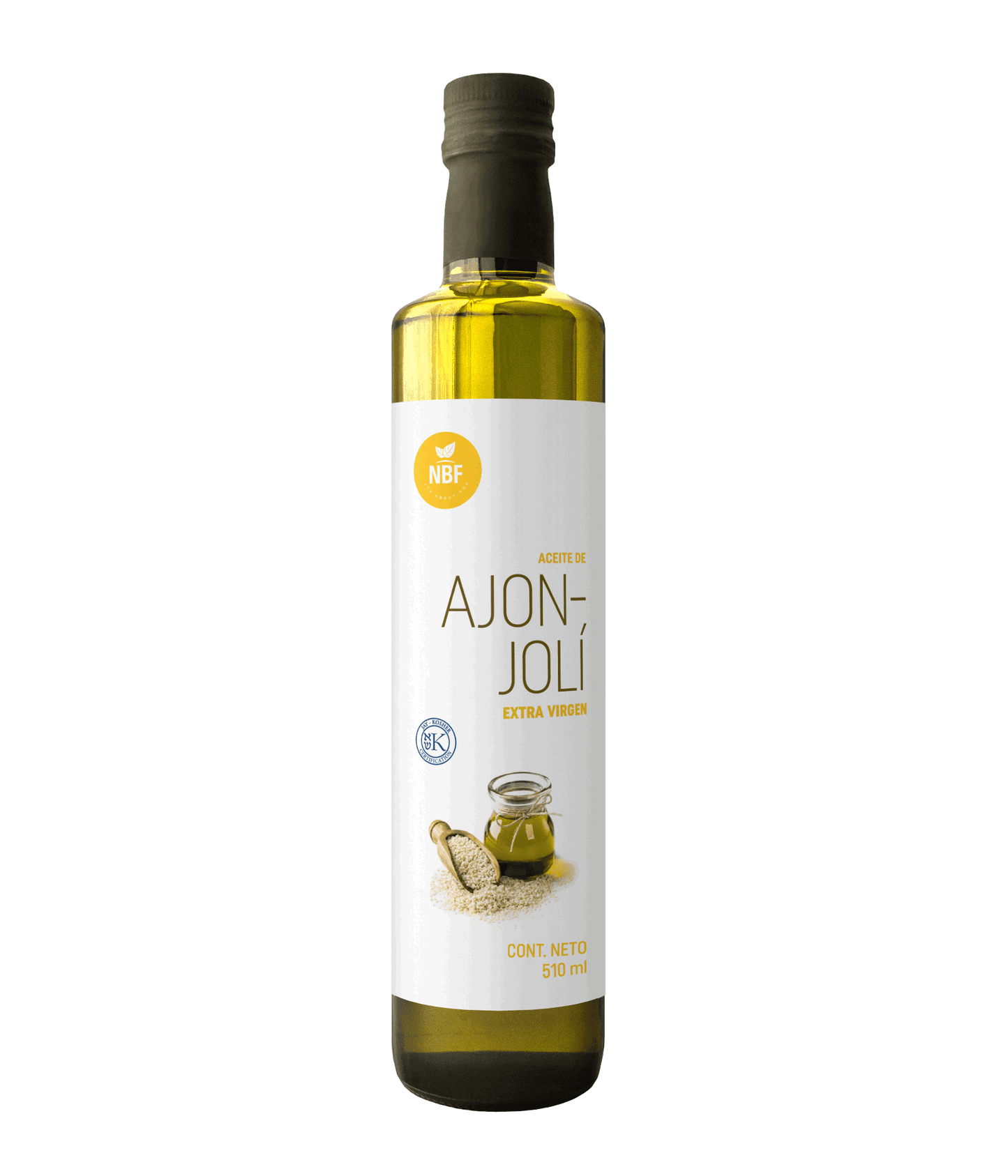Aceite de ajonjolí extra virgen 510 ml NBF