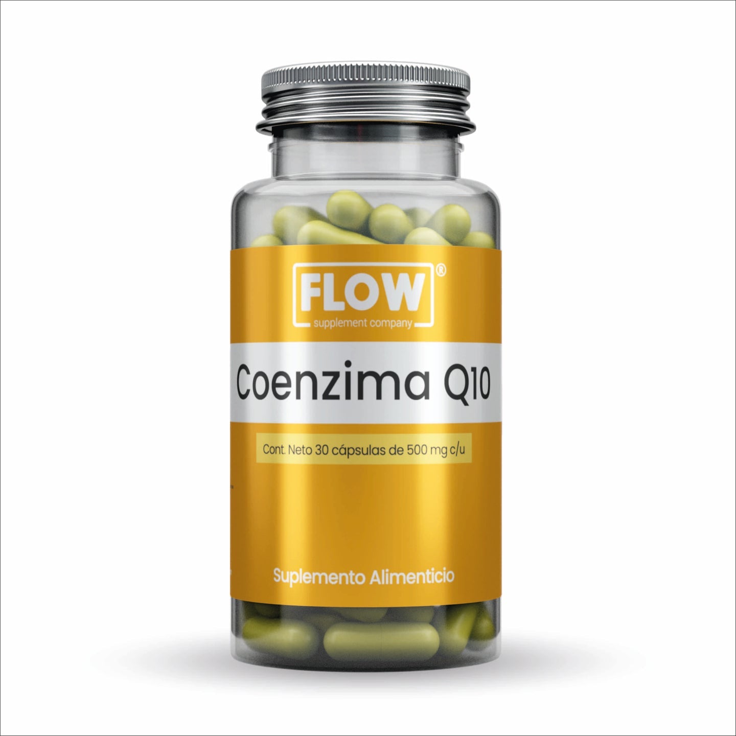Coenzima Q10 30 cap de 500 mg c/u FLOW