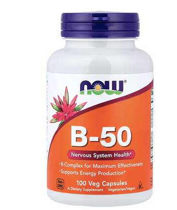 NOW FOODS, B-50, 100 VEG CAPSULES
