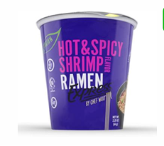 RAMEN HOT & SPICY SHRIMP