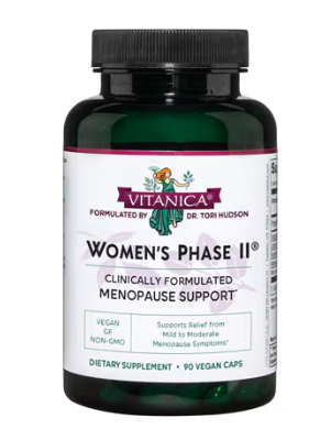 Vitanica Women's Phase II® Menopause Support -- 90 Vegetarian Capsules