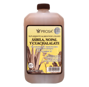 SABILA CONCENTRADA CON NOPAL Y CUACHALALATE 1 L TERESITA´S NATURAL