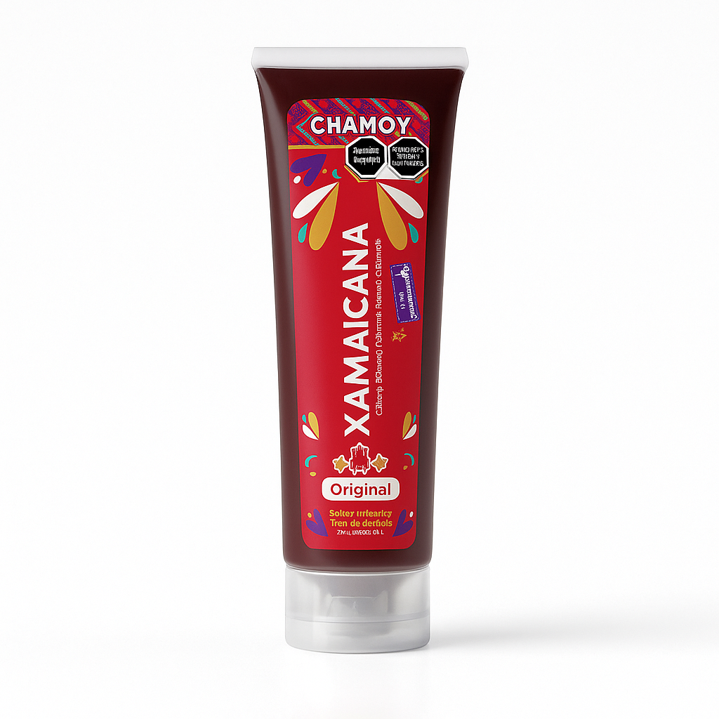 CHAMOY GOURMET ARTESANAL A BASE DE JAMAICA 300 ML XAMAICANA