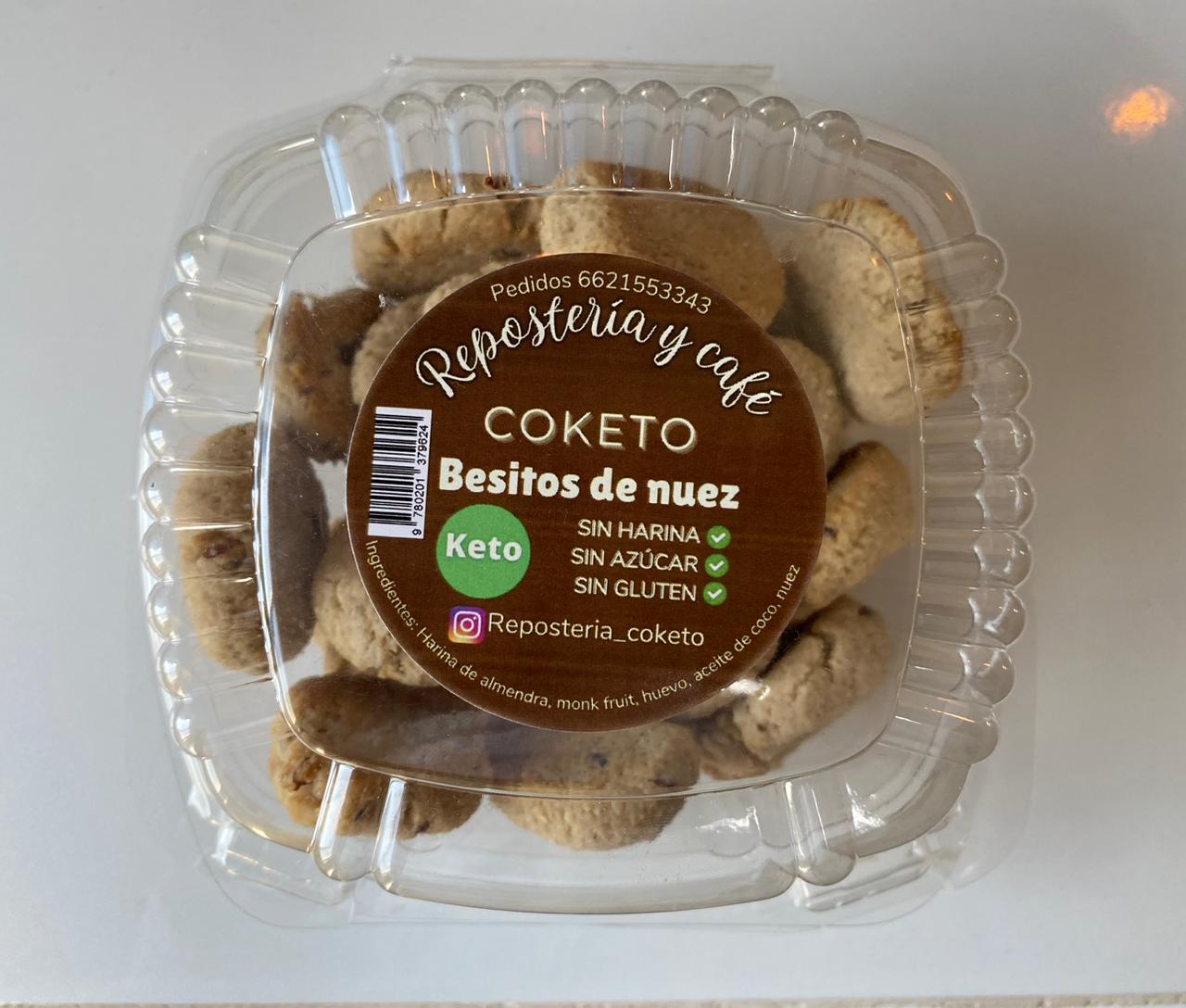 Besitos de nuez 20pz COKETO