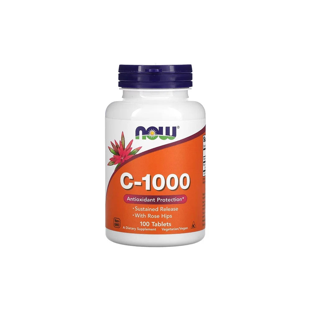 NOW C-1000 with Rose Hips 100 Tablets