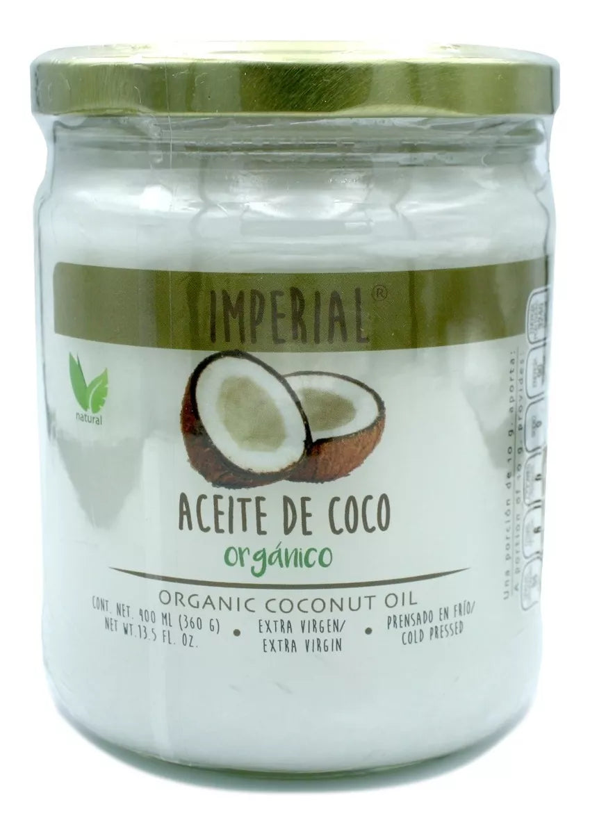 Aceite de coco organico 360 g IMPERIAL