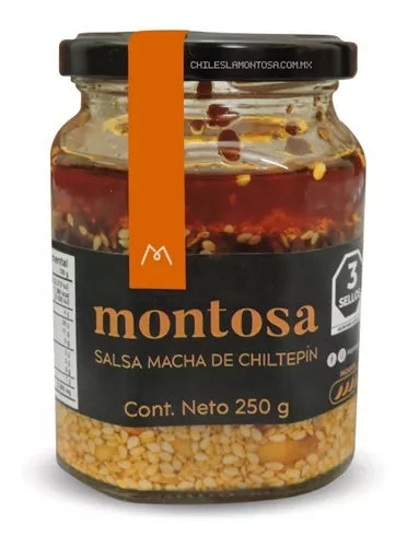 Salsa macha chiltepín 250 g