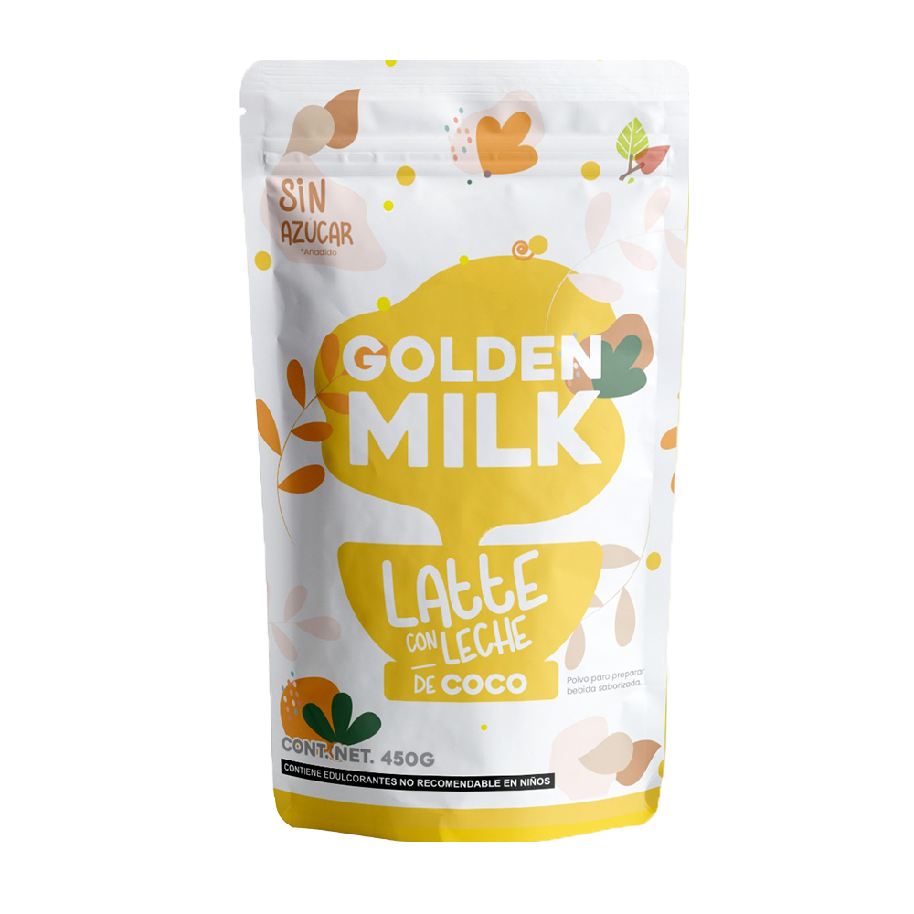 Golden milk latte con leche de coco 450 g