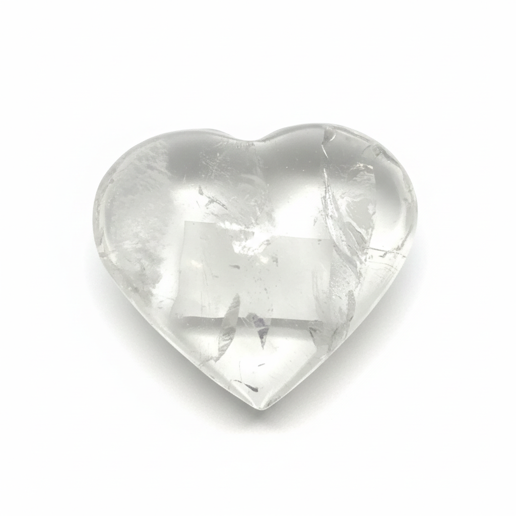 CORAZON CUARZO BLANCO SAGITARIA