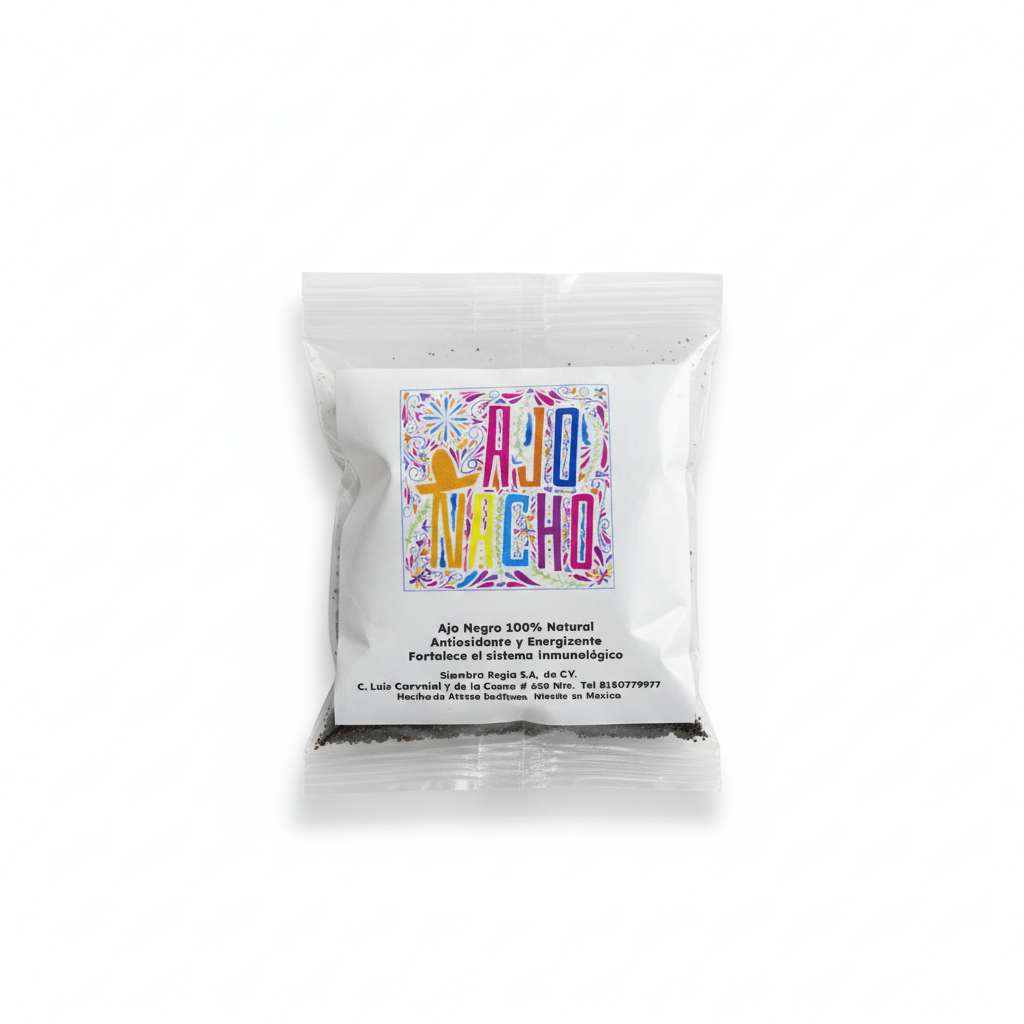 Ajo negro 100%natural Ajo Nacho 1pz