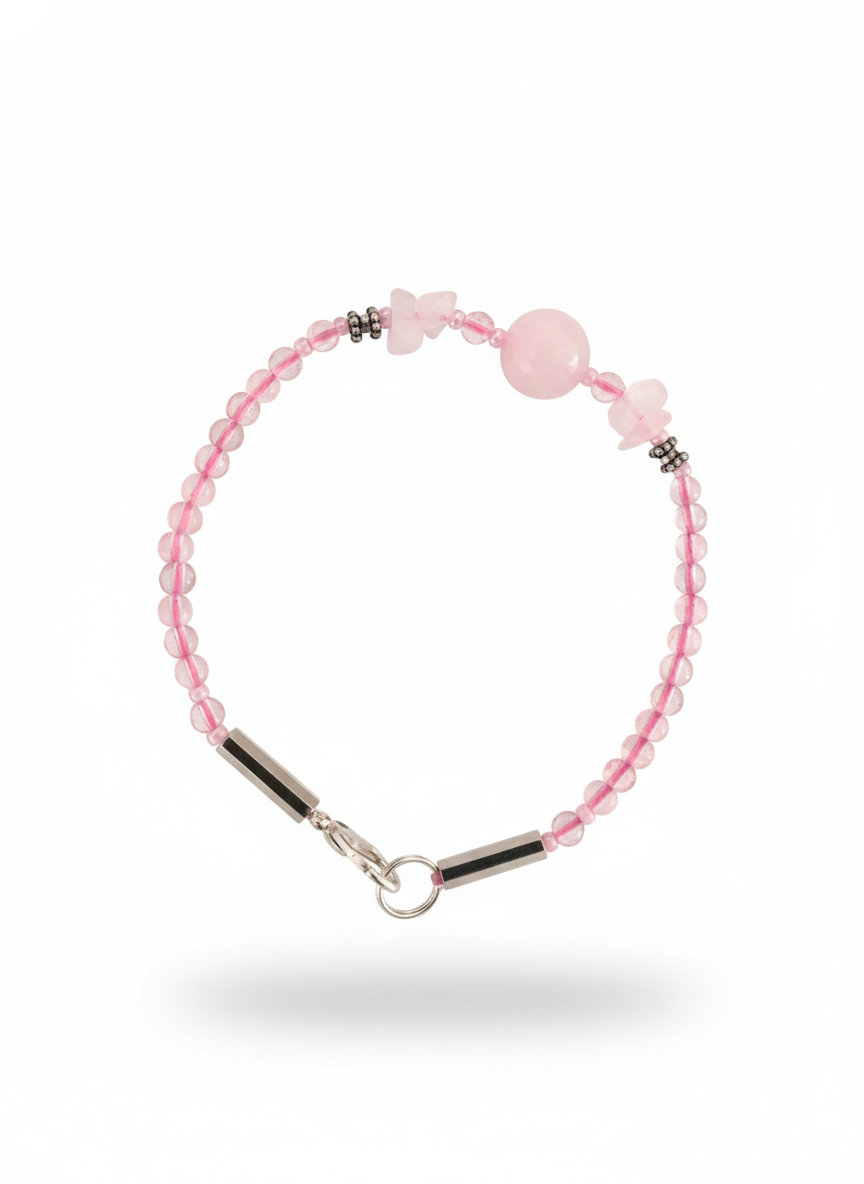 pulsera rosa de la india