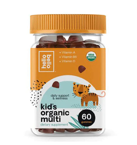 Hello Bello Organic Kids Multi-Vitamin Gummies -- 60 Gummies