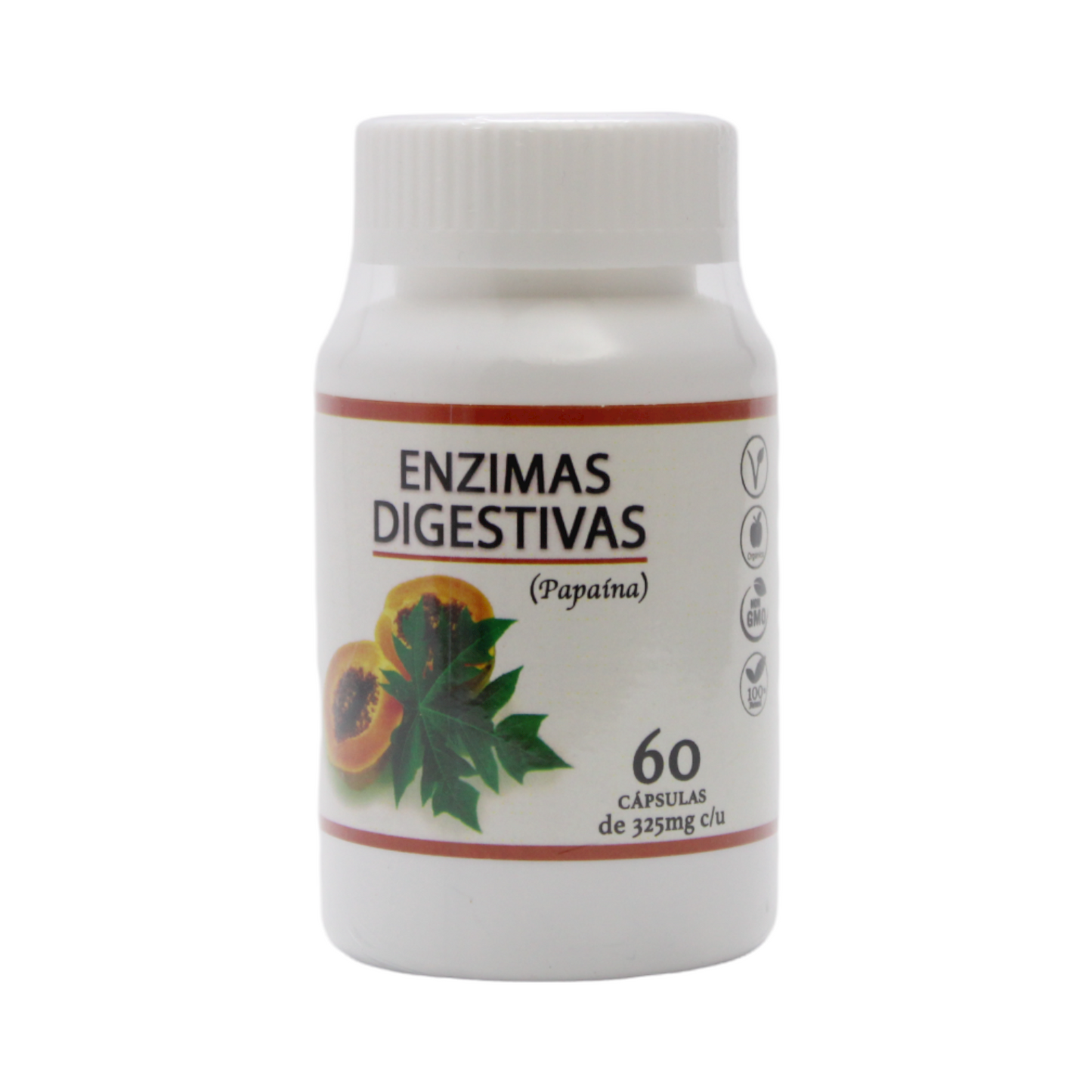 enzimas digestivas papaya 60caps 325mg TERESITA'S NATURAL