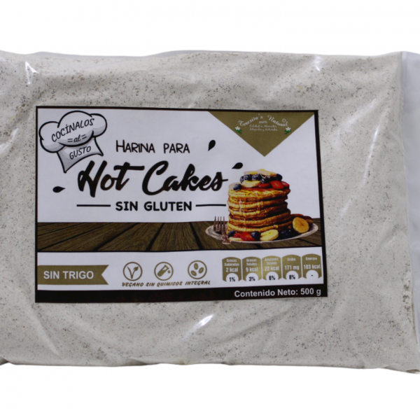 Harina para hot cakes sin gluten 500 g