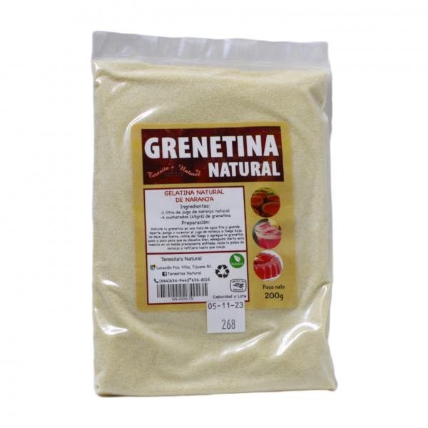 Grenetina natural 200 g TERESITA'S NATURAL