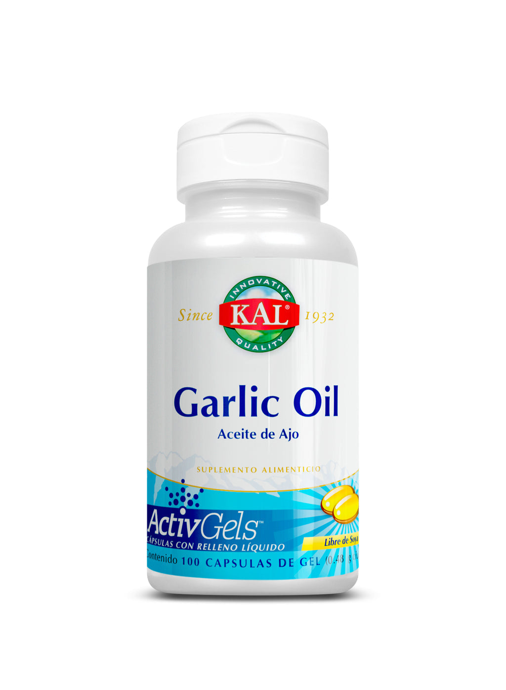 Garlic oil aceite de ajo 100 caps KAL