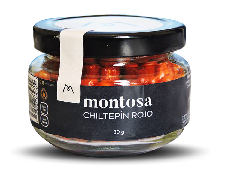Montosa chiltepín rojo 30 g