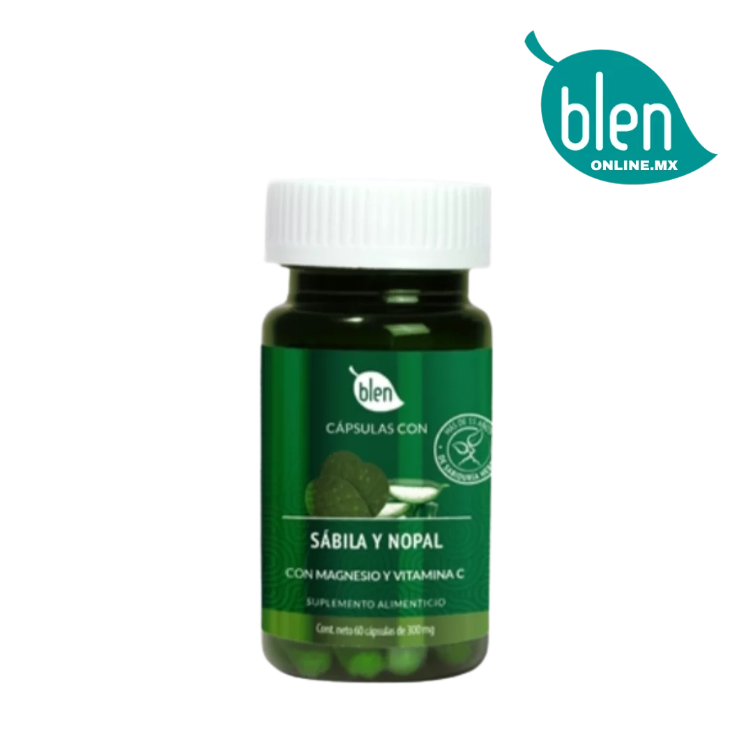 sabila y nopal 60 caps 300mg BLEN