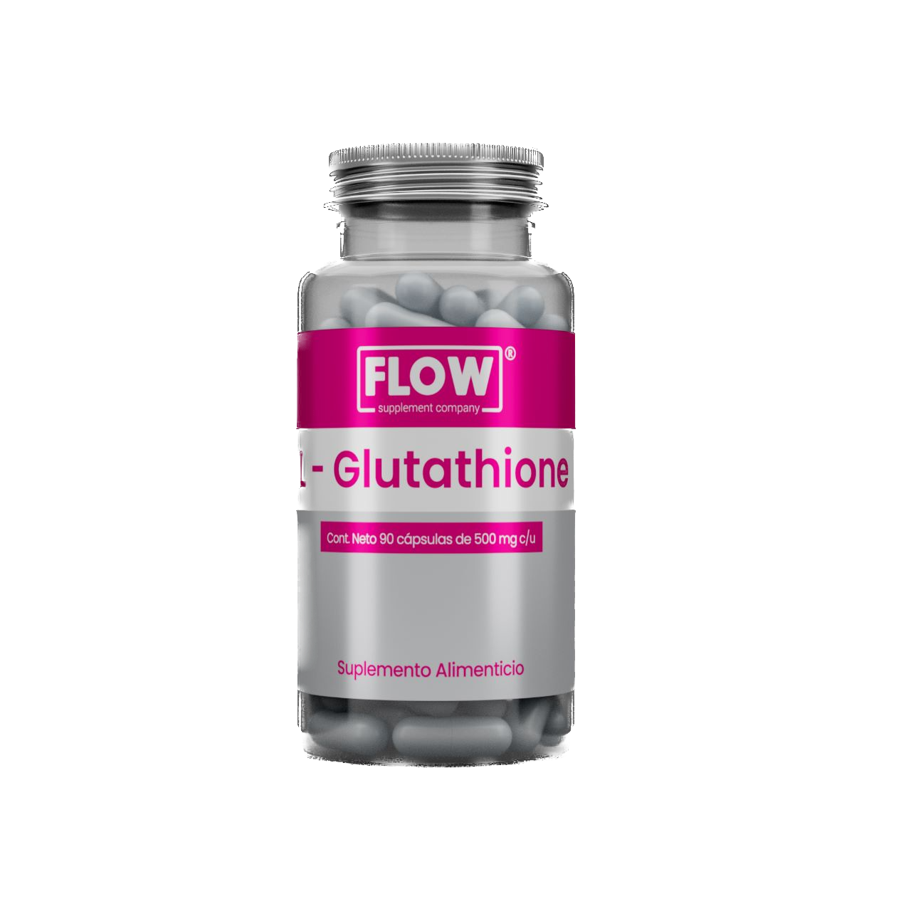 L-gluthatione 90 cap 500mg FLOW
