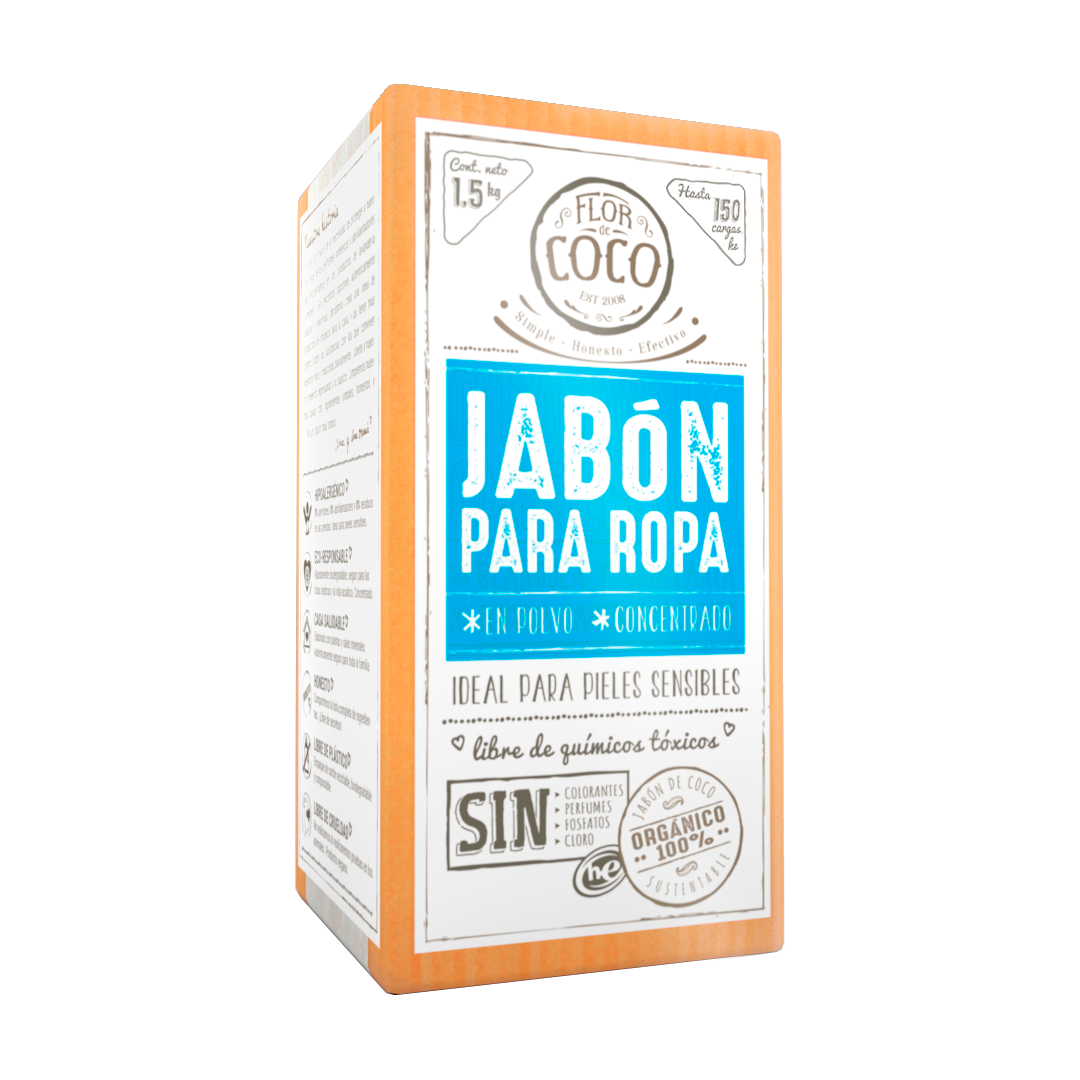 Detergente para ropa 1.5kg FLOR DE COCO