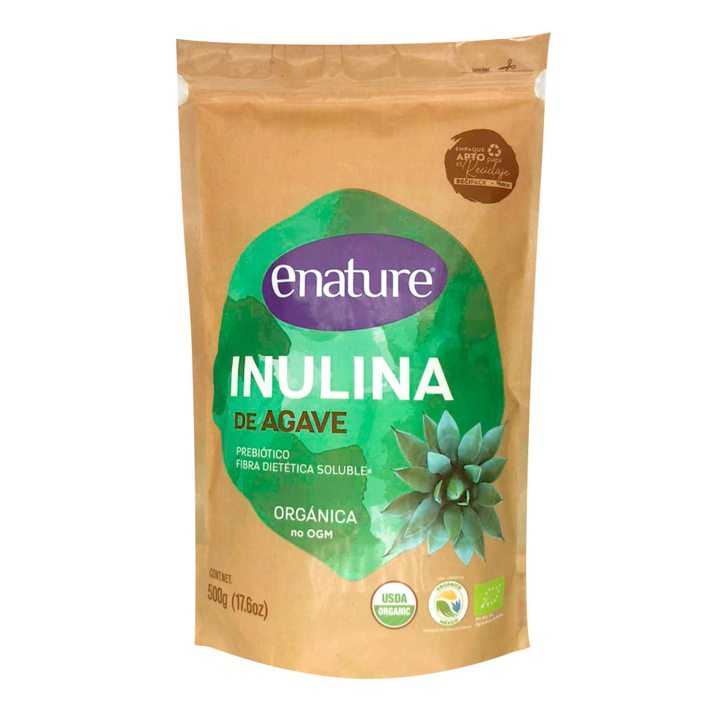 Inulina de agave (fibra dietética soluble) 500 g ENATURE