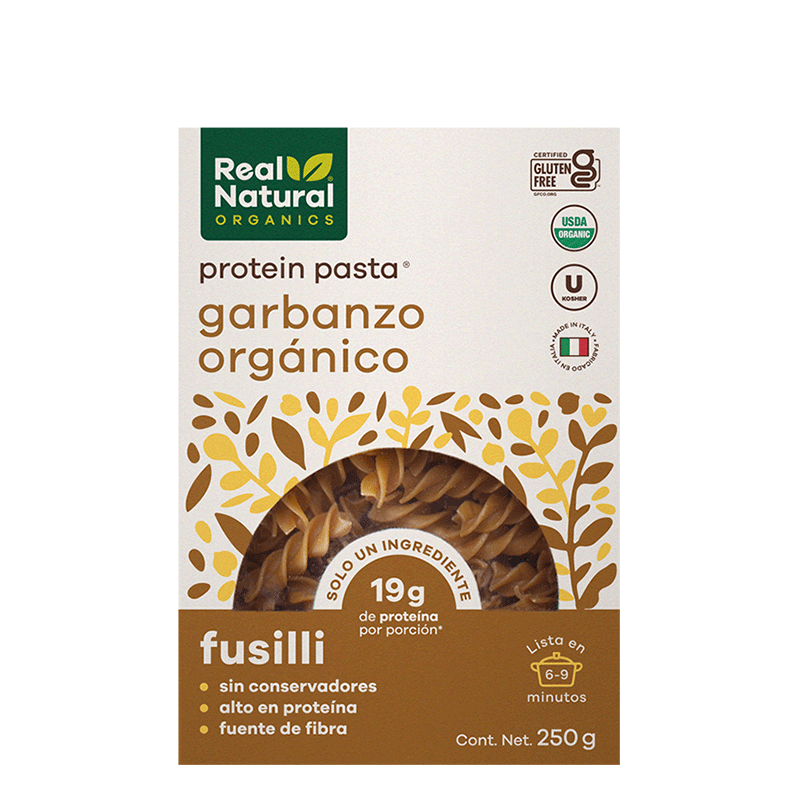 Real Natural Organic - Fusili de Garbanzo 250gr