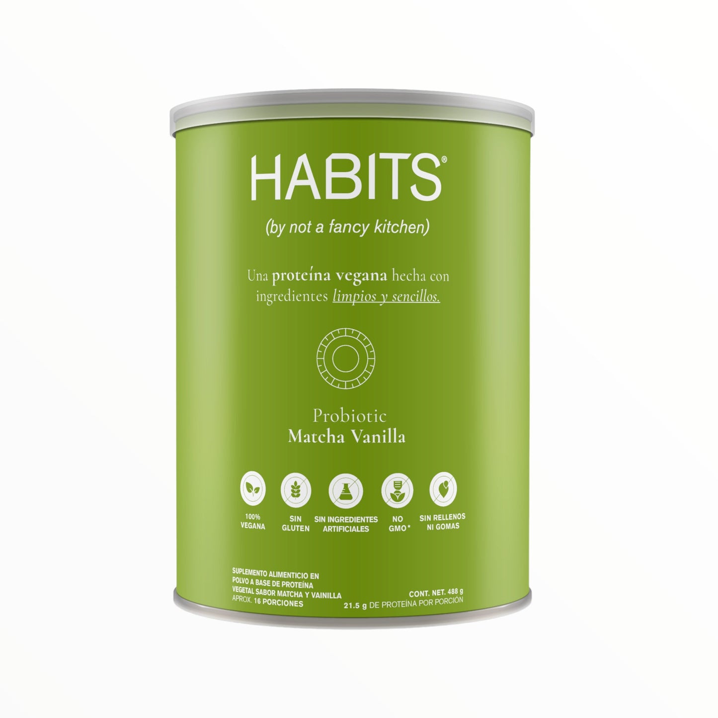 HABITS Proteina Matcha Vainilla 488 g